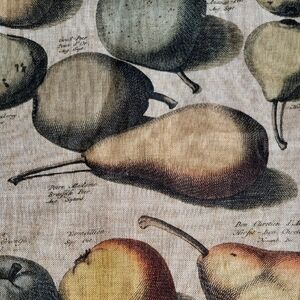 Elegant Fruit Print Table Runner 92 X 14 Holiday Linen And Cotton